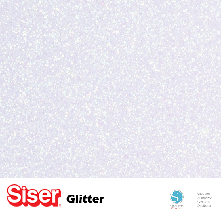 GL79 Rainbow White Glitter Roll