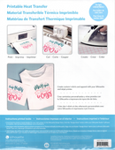 Printable Heat Transfer - Light Fabric