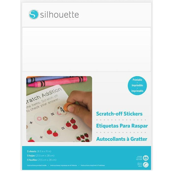 Scratch-off Sticker - Printable - Silhouette Canada