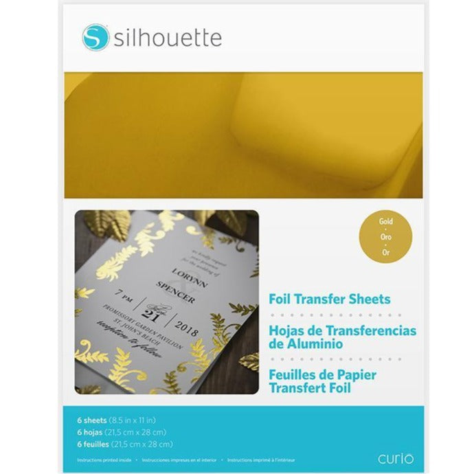 Foil Transfer Sheets - Gold - Silhouette Canada
