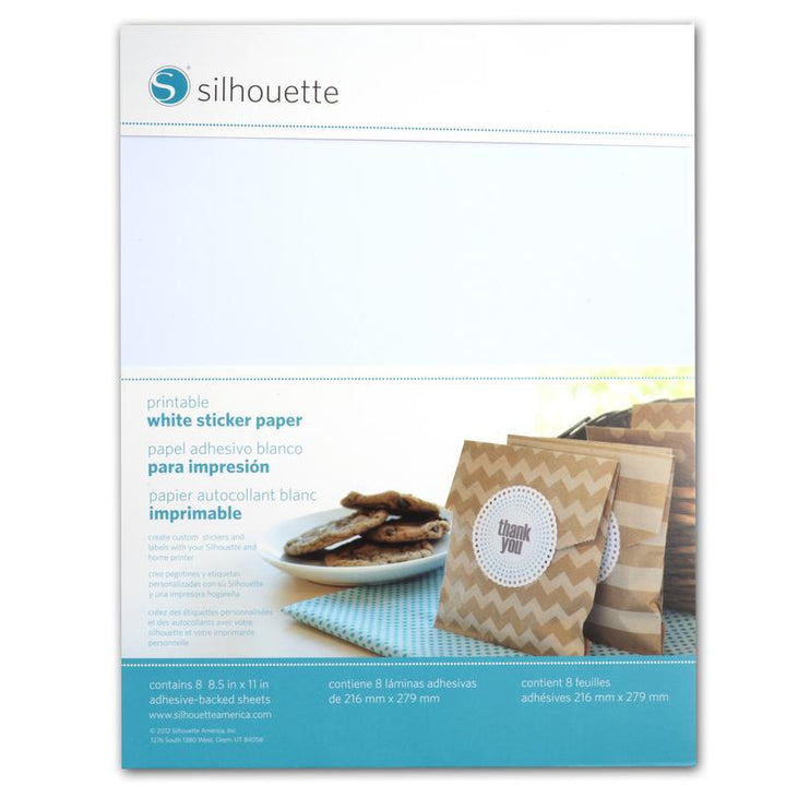 Sticker Sheets - White - Silhouette Canada
