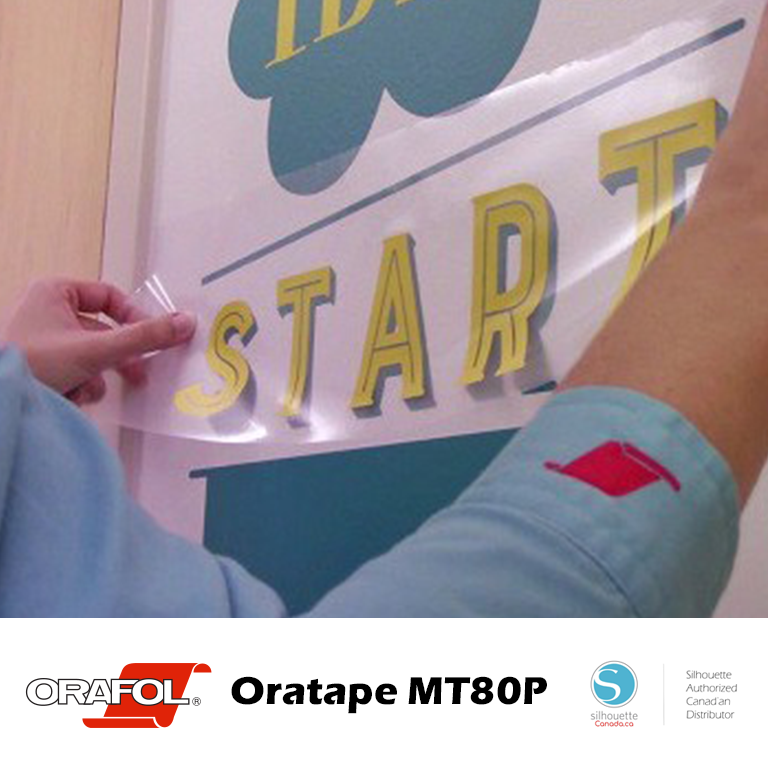 Oratape MT80P Übertragungsfolie — Für Plotter, Transferfolie, Solvent Polyacrylat 0,10mm